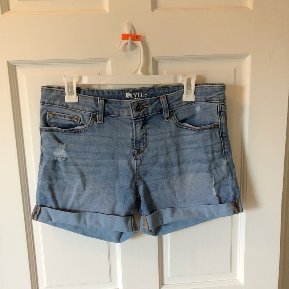 Denim shorts
